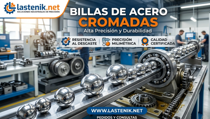 billas de acero cromadas